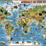 Puzzle harta animalelor 300 piese